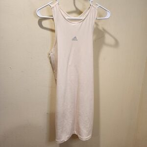 Adidas Women's Fitted Razorback knee length dress size S